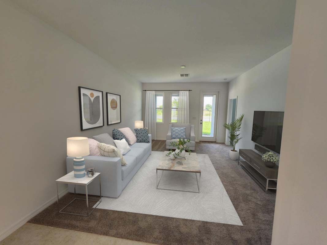 Cypress model new home for sale by William Ryan Homes Ft Myers Living Room