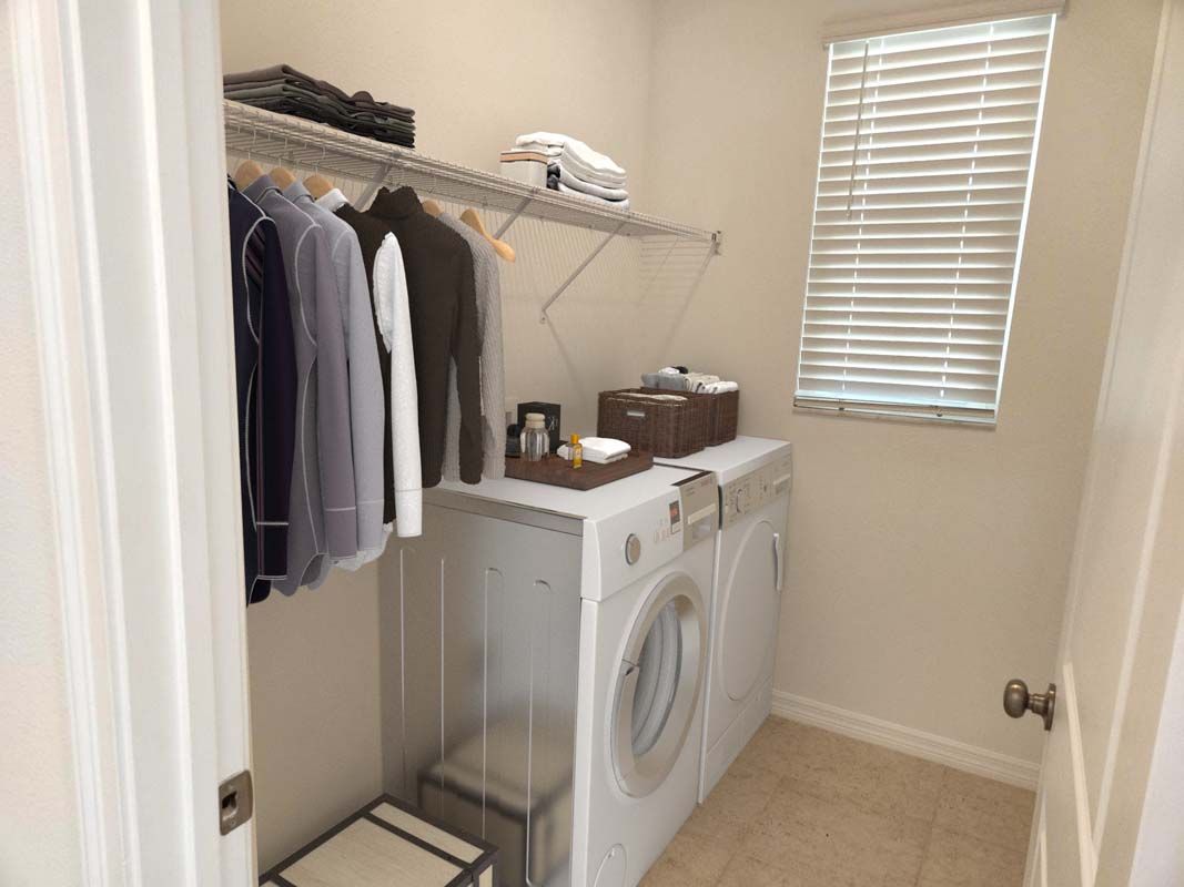 Cypress model new home for sale by William Ryan Homes Ft Myers Laundry Room