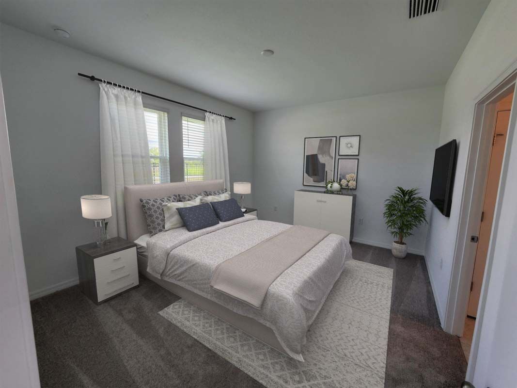 Cypress new home plan spacious owner's suit at The Sanctuary at Babcock Ranch by William Ryan Homes Ft. Myers