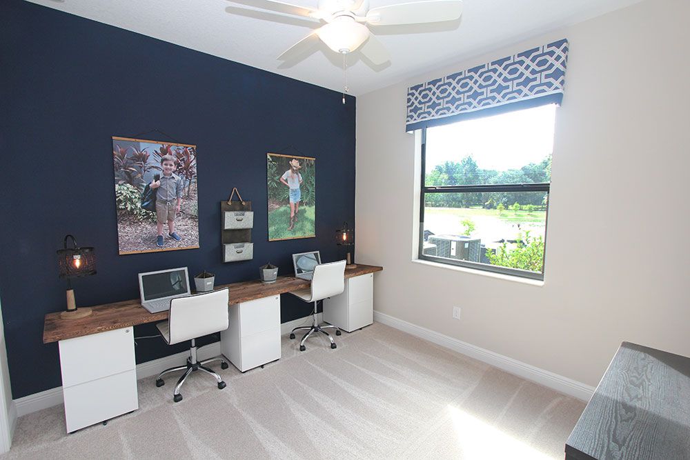 Sweetwater model home plan study or home office by William Ryan Homes Tampa