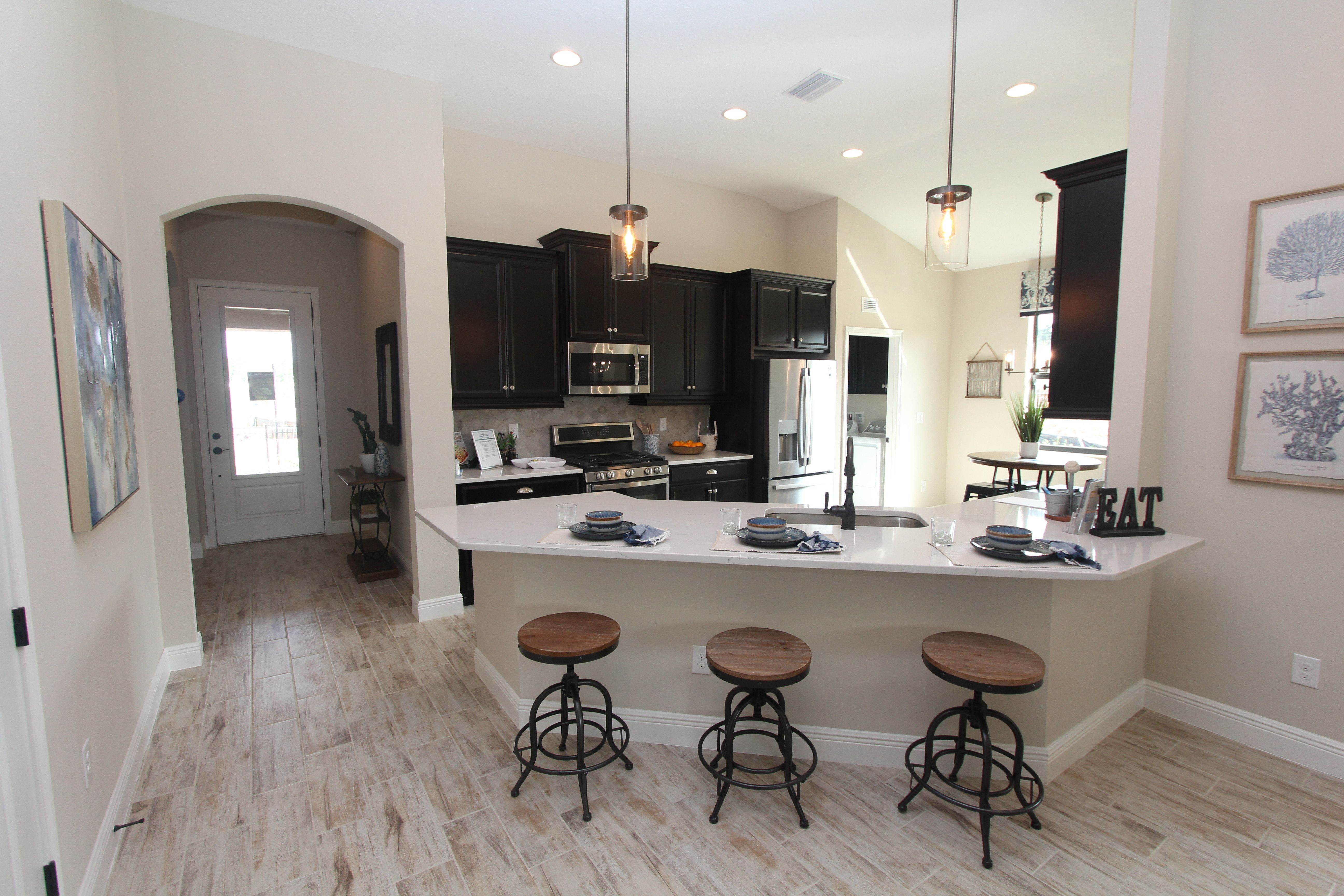 Sweetwater model home interior kitchen view by William Ryan Homes Tampa