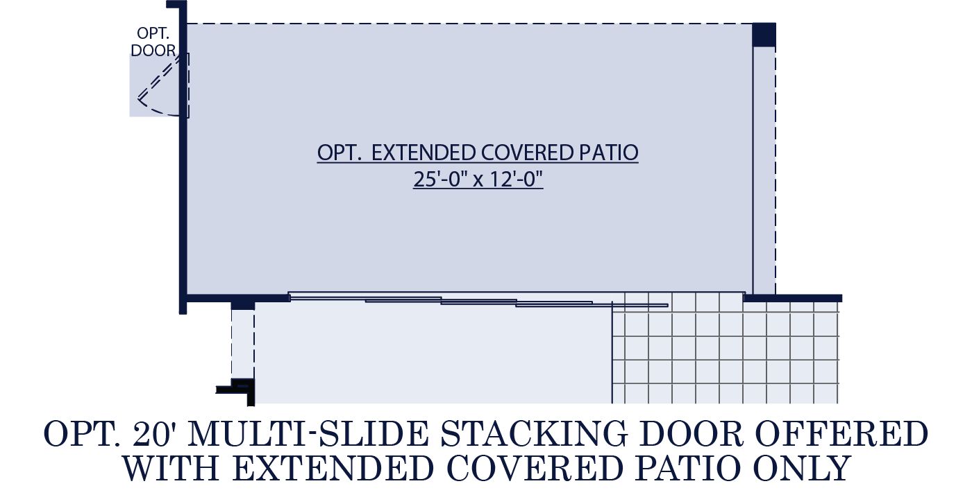 20 ft multi slide doorCarina floor plan at Harmony at Montecito in Estrella by William Ryan Homes Phoenix
