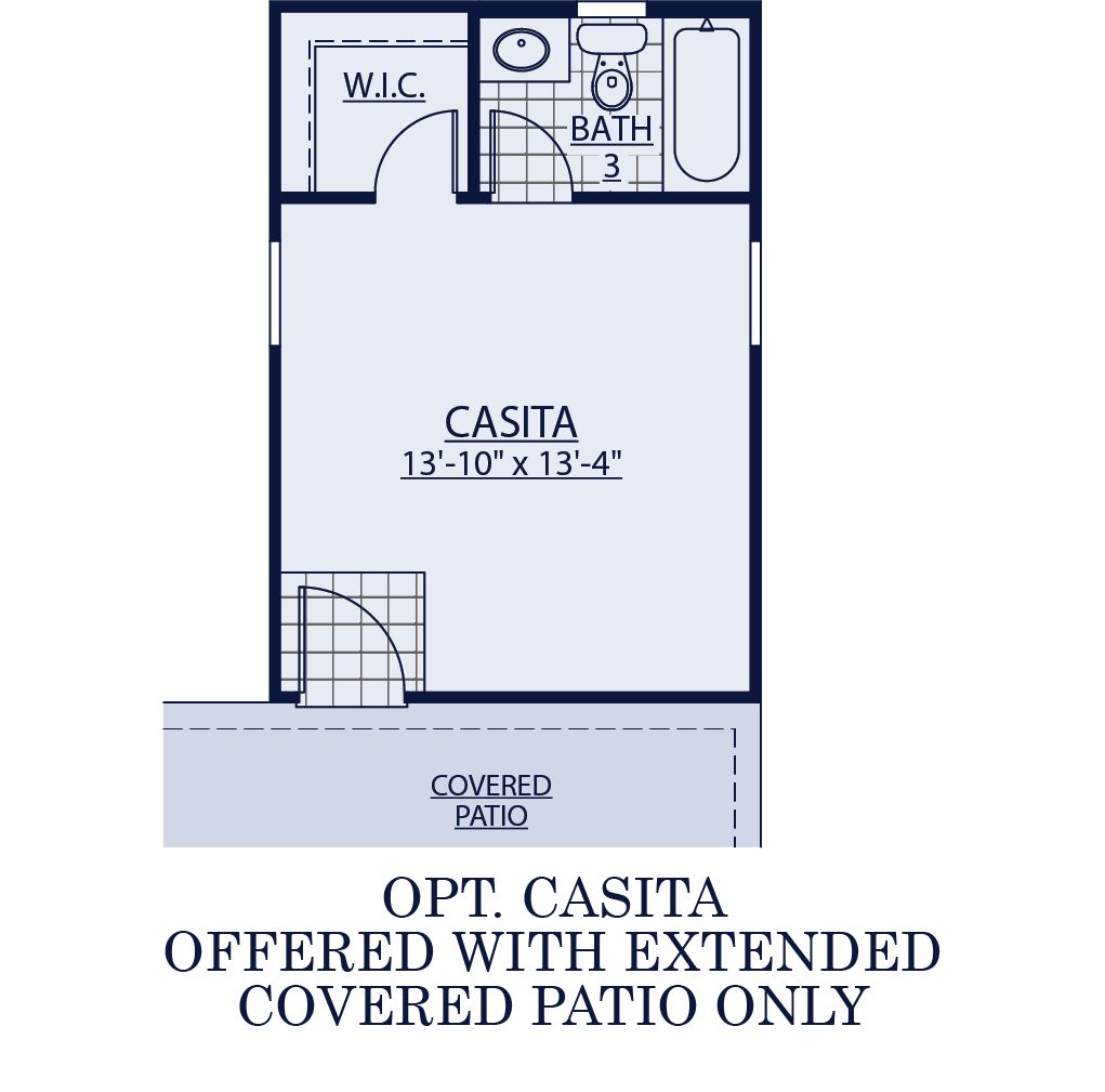optional casita Carina floor plan at Harmony at Montecito in Estrella by William Ryan Homes Phoenix