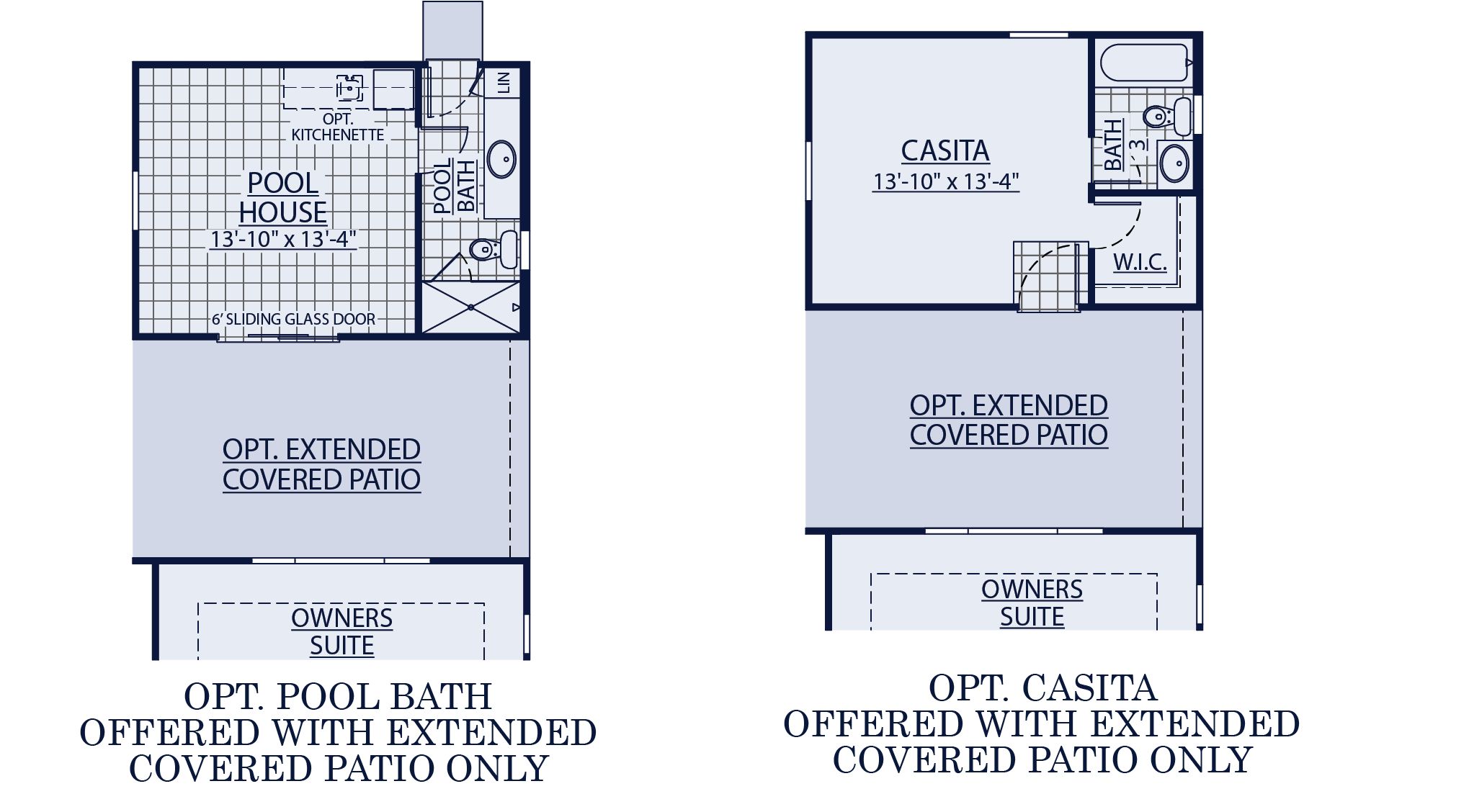 optional pool house and casitaLyra floor plan at Harmony at Montecito in Estrella by William Ryan Homes Phoenix