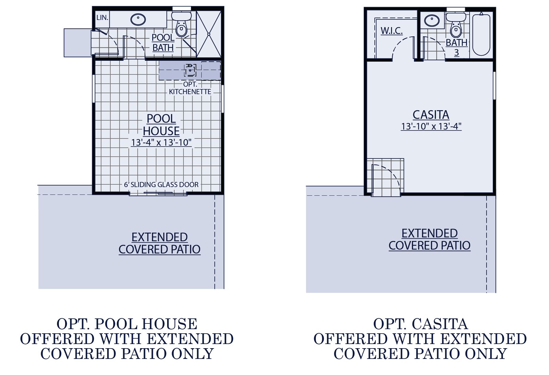 optional pool house and casita Vela floor plan Harmony at Montecito in Estrella William Ryan Homes Phoenix