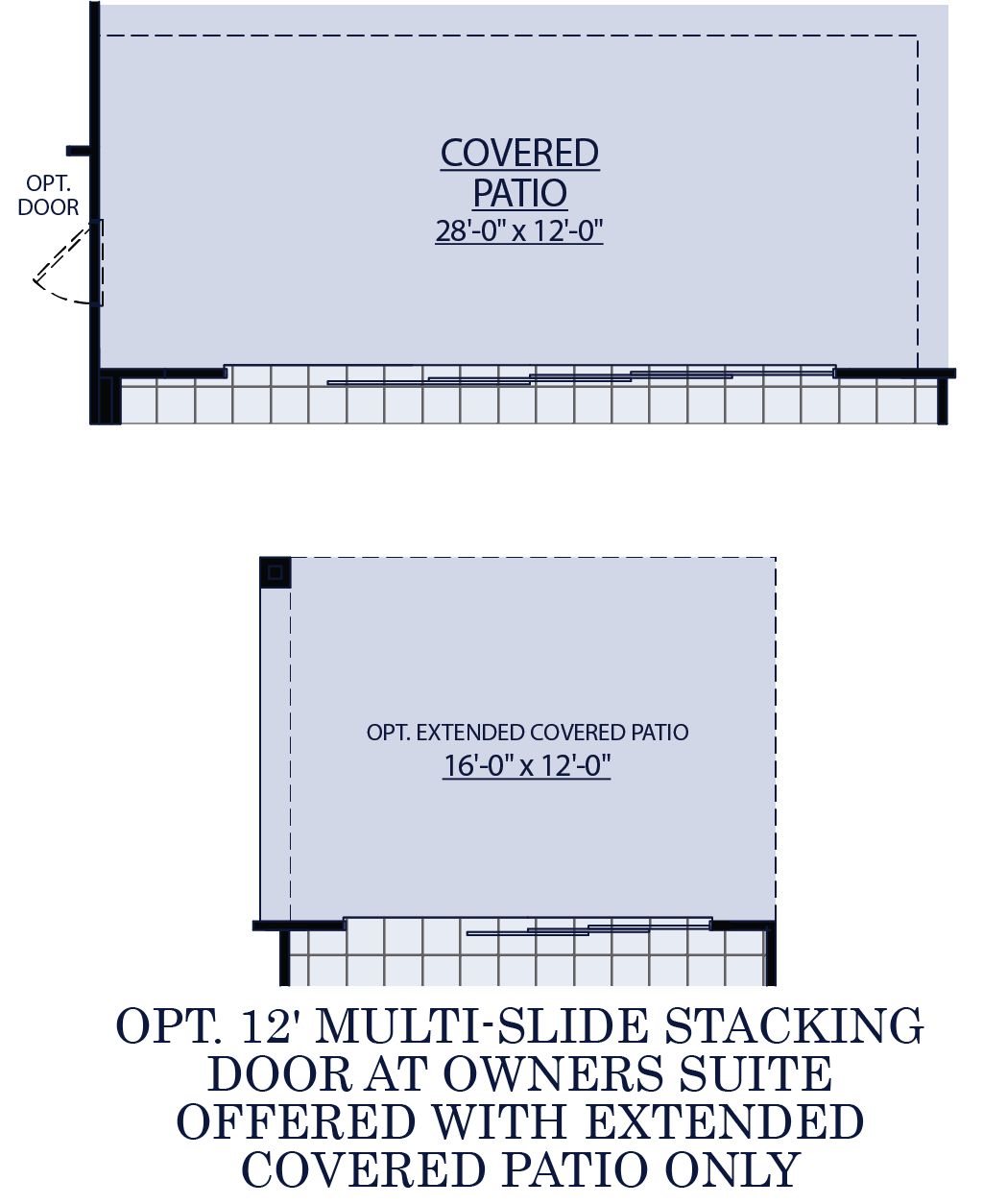 optional sliding doors Vela floor plan Harmony at Montecito in Estrella William Ryan Homes Phoenix
