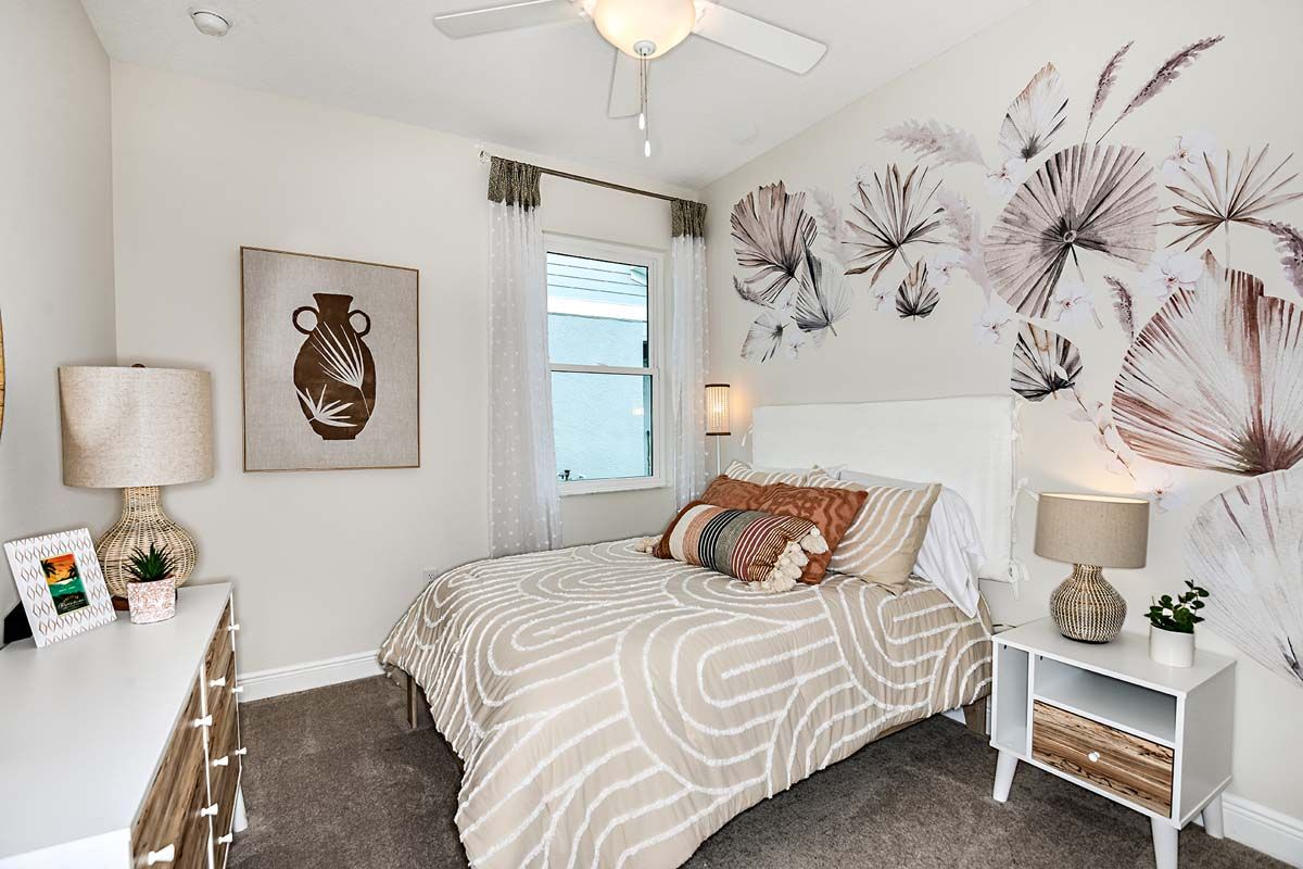 Cypress model new home for sale by William Ryan Homes Ft Myers Bedroom 3