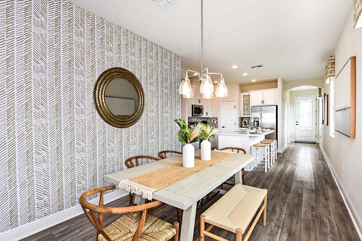 Cypress model new home for sale by William Ryan Homes Ft Myers Cafe and Dining Area