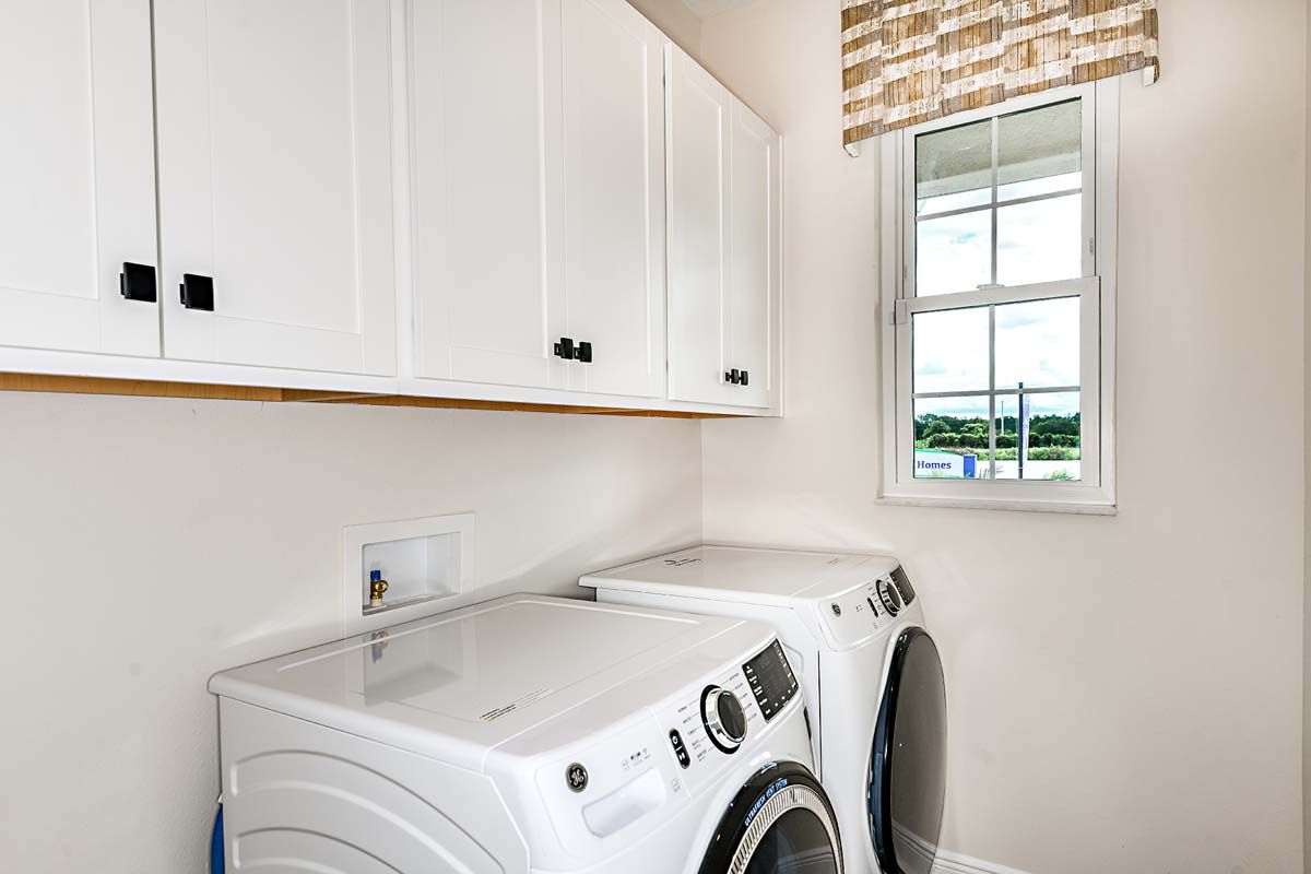Cypress new home for sale at The Sanctuary at Babcock Ranch by William Ryan Homes Ft. Myers Laundry Room