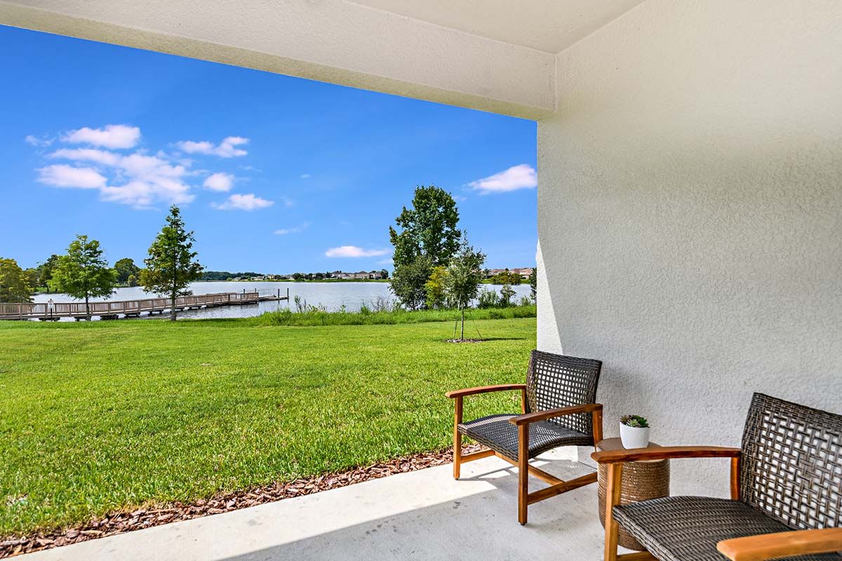Cypress model new home for sale by William Ryan Homes Ft Myers Covered Lanai