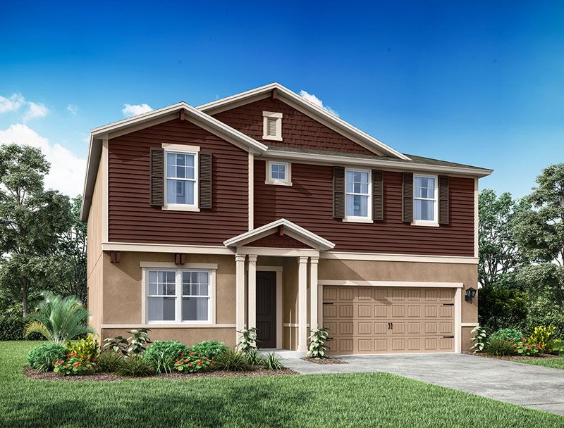 Juniper FL - Coastal Elevation home exterior William Ryan Homes 
