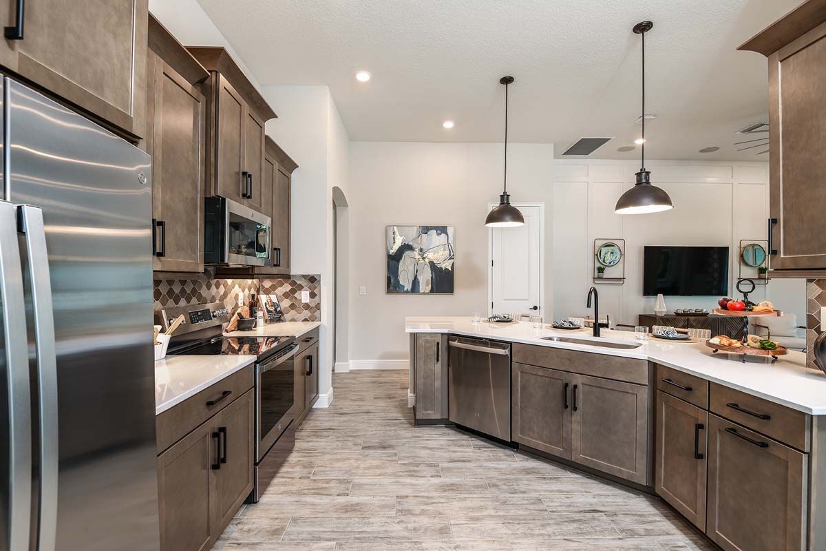 Sweetwater new construction home plan kitchen area by William Ryan Homes Tampa