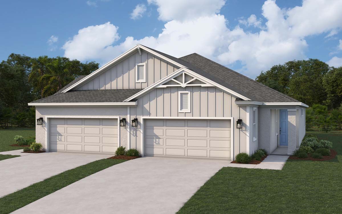 Sandpiper new construction villa home plan Sun City Center, FL Fairway Pointe by William Ryan Homes Tampa
