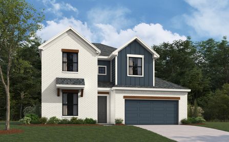 The San Angelo II by William Ryan Homes in Dallas TX