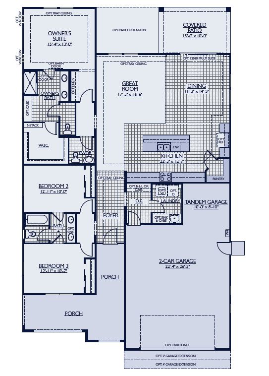 cypress floor plan new homes for sale goodyear az the grove at el cidro william ryan
