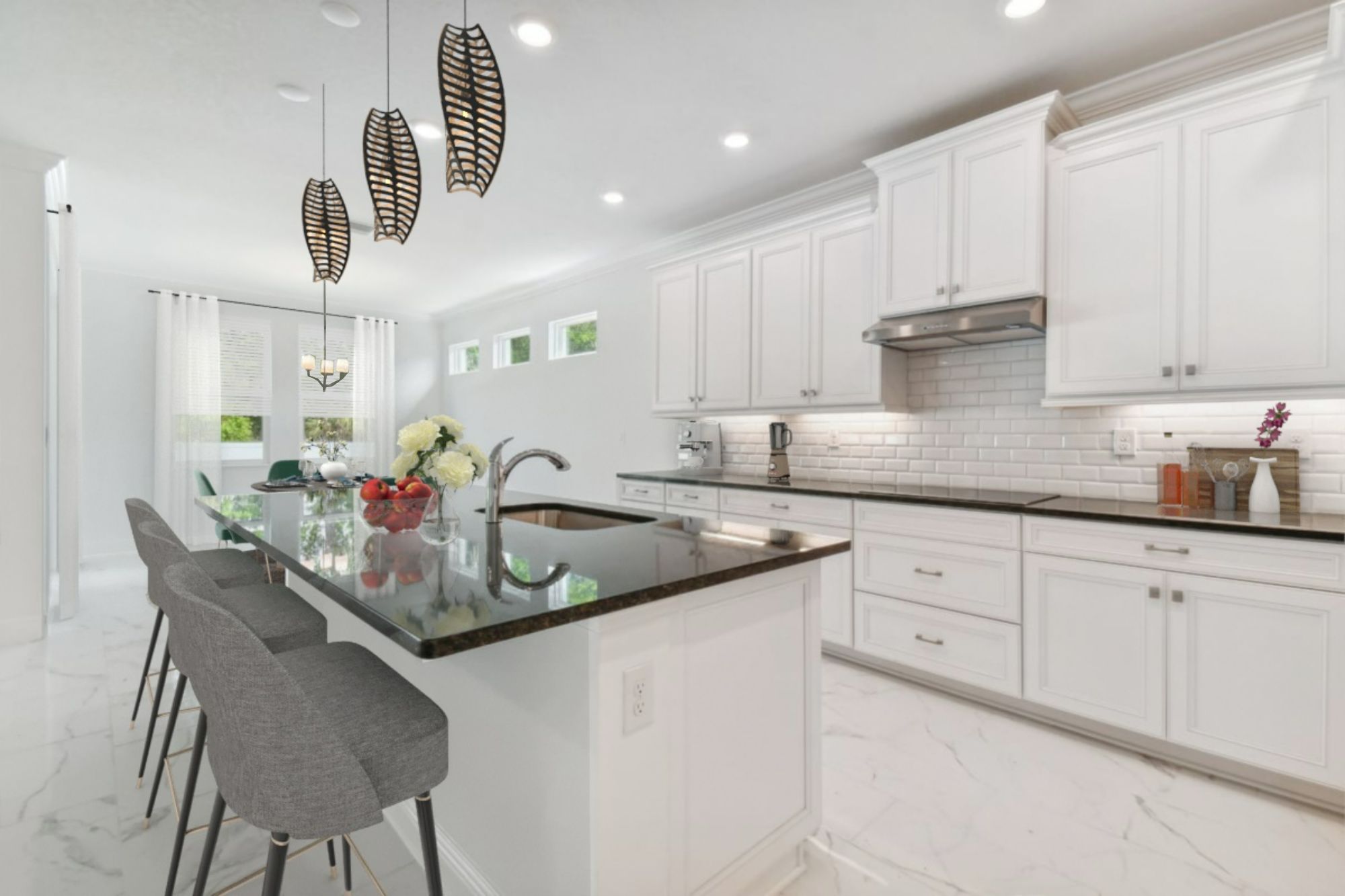 Jupiter new construction home plan designer kitchen by William Ryan Homes Tampa