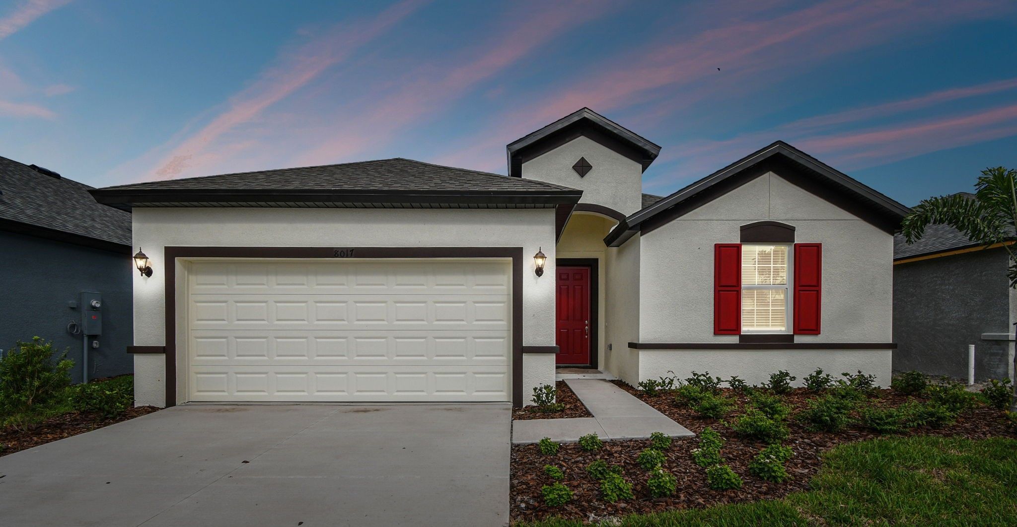 Sweetwater french country elevation new construction home plan by William Ryan Homes Tampa