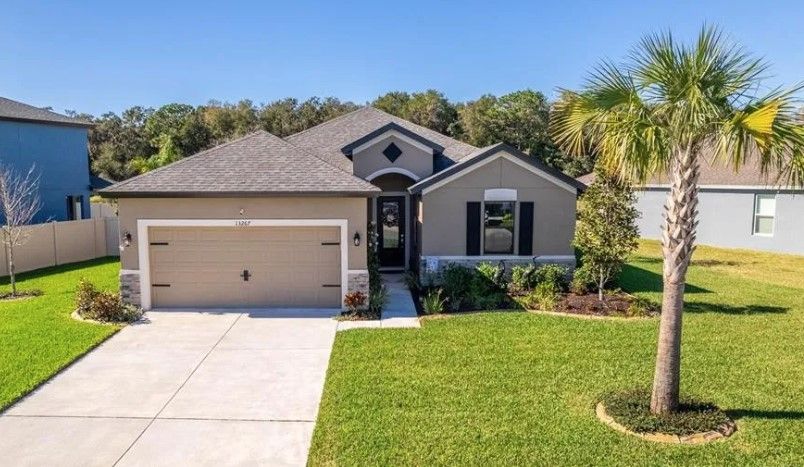 Sweetwater french country elevation new construction home plan by William Ryan Homes Tampa