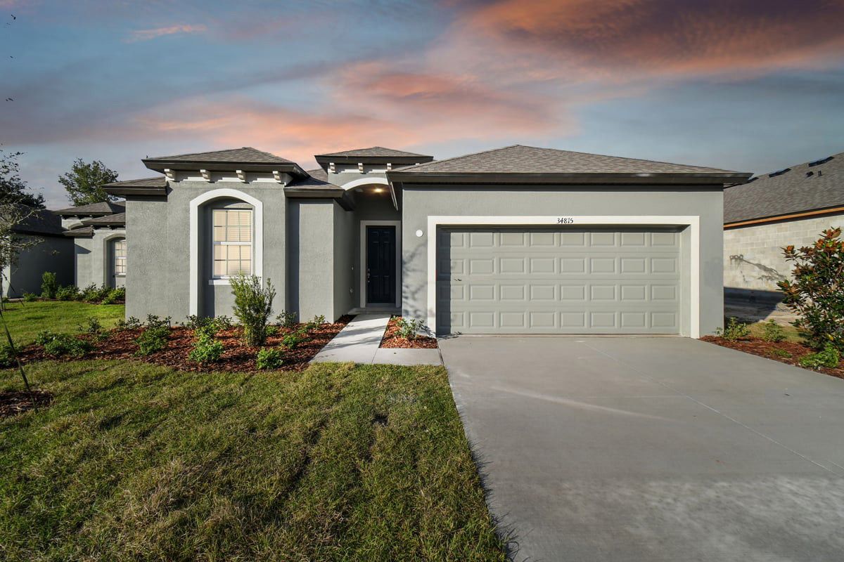 Sweetwater tuscan elevation new construction home plan by William Ryan Homes Tampa 