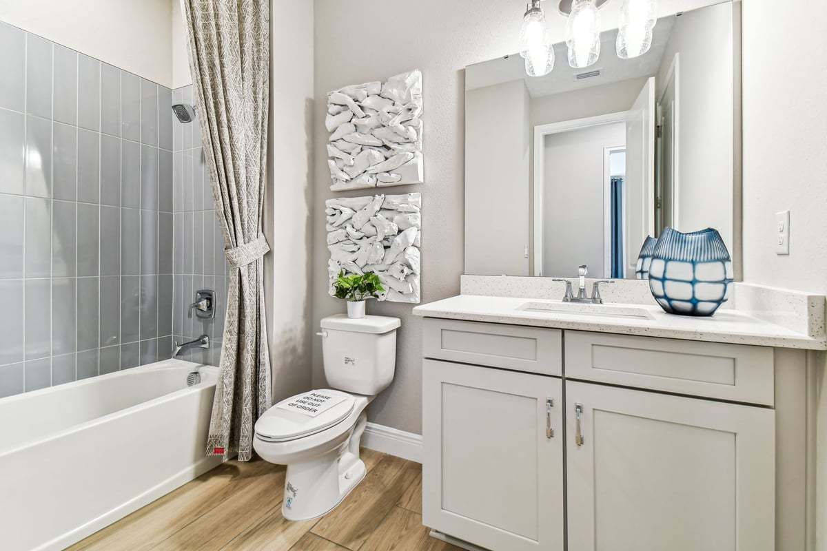 Charlotte new construction home plan bathroom 2 by William Ryan Homes Tampa