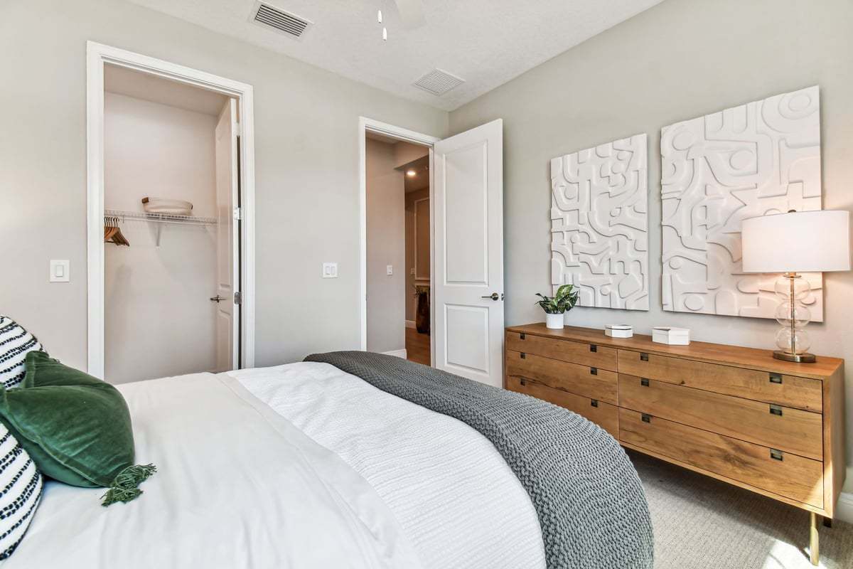 Charlotte new construction home plan secondary bedroom by William Ryan Homes Tampa