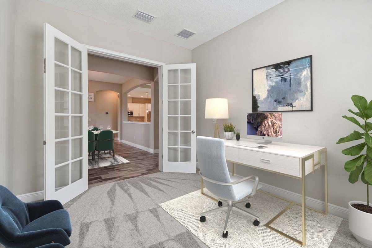 Strabane new construction home plan study area by William Ryan Homes Tampa