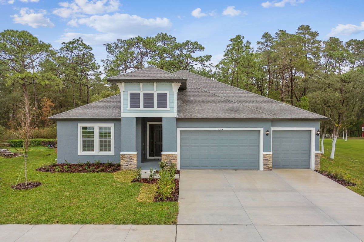 Sapphire new construction home plan by William Ryan Homes Tampa in Spring Hill, Riverview, Brooksville