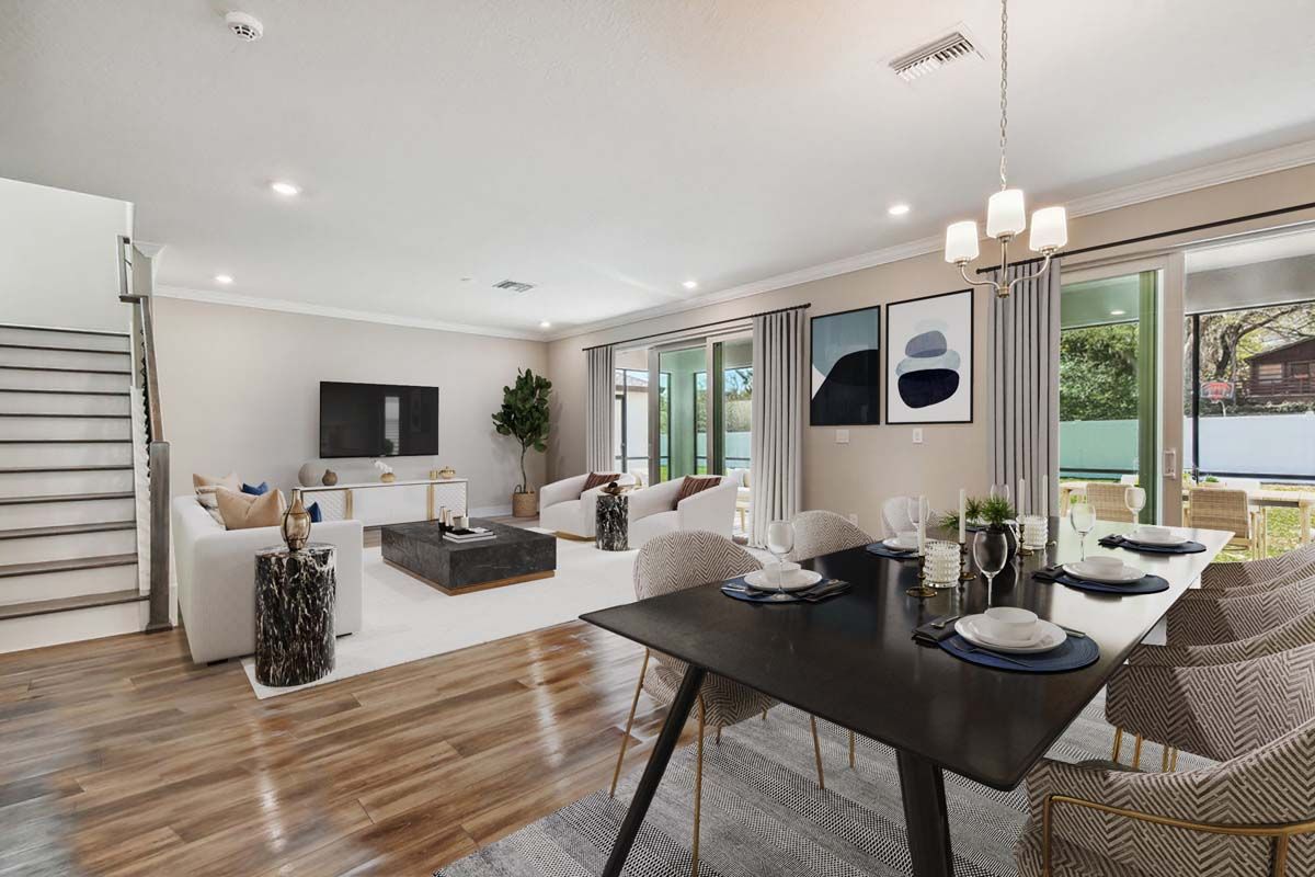 Sawgrass new construction home plan open-concept living by William Ryan Homes Tampa