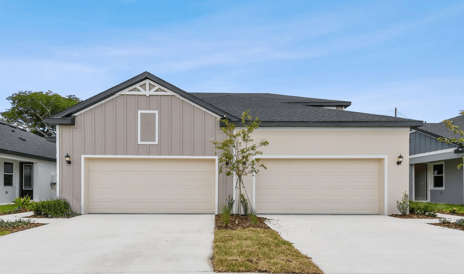 Jewel new construction luxury paired villa in Sun City Center, Fl by William Ryan Homes Tampa