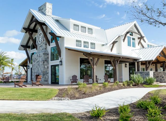 Neighborhood clubhouse and gathering place for Babcock residents.