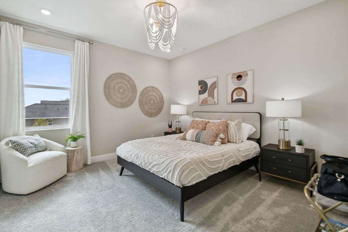 Sebastian new construction home plan second floor bedroom 2 by William Ryan Homes Tampa