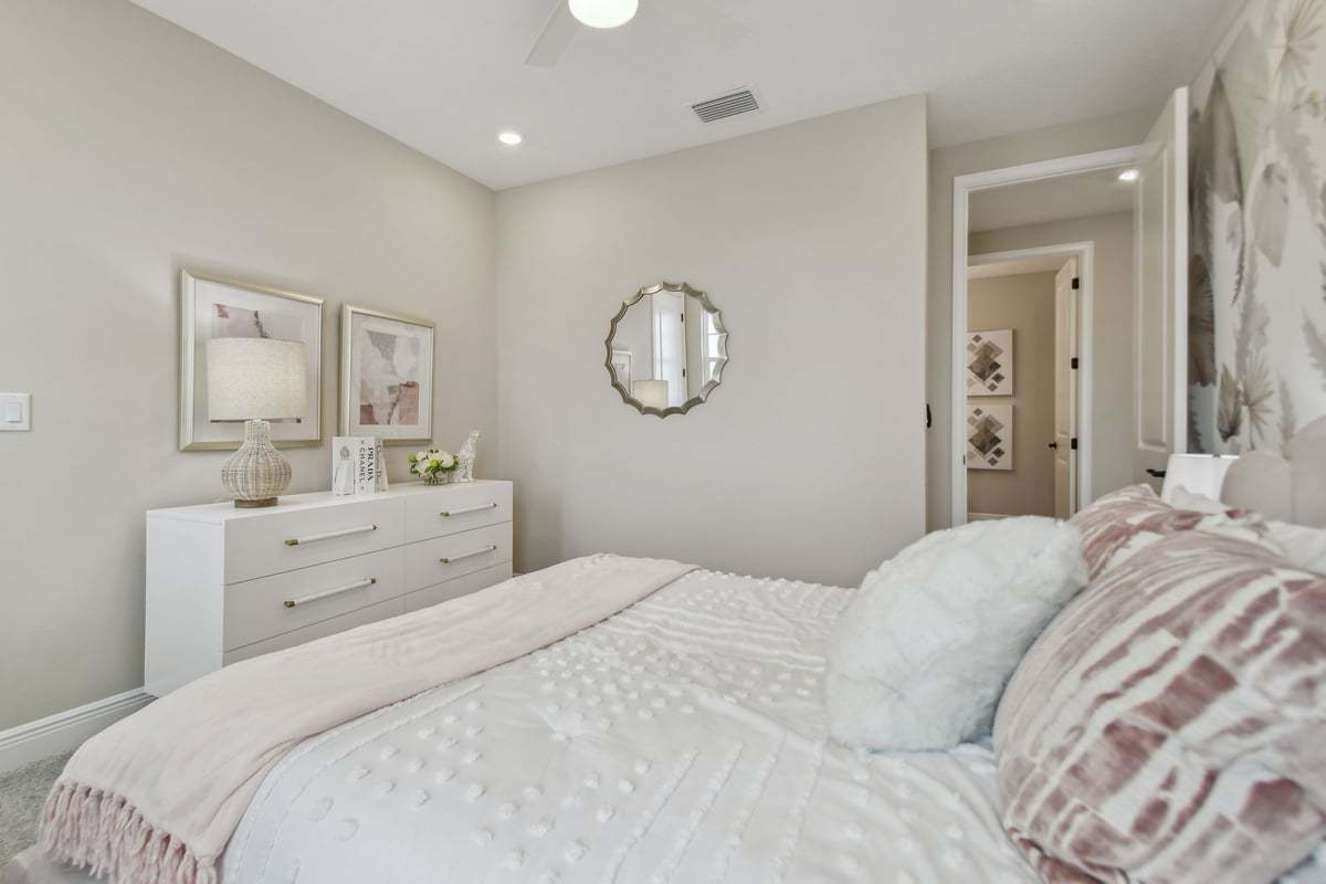 Sebastian new construction home plan second floor bedroom 3  by William Ryan Homes Tampa