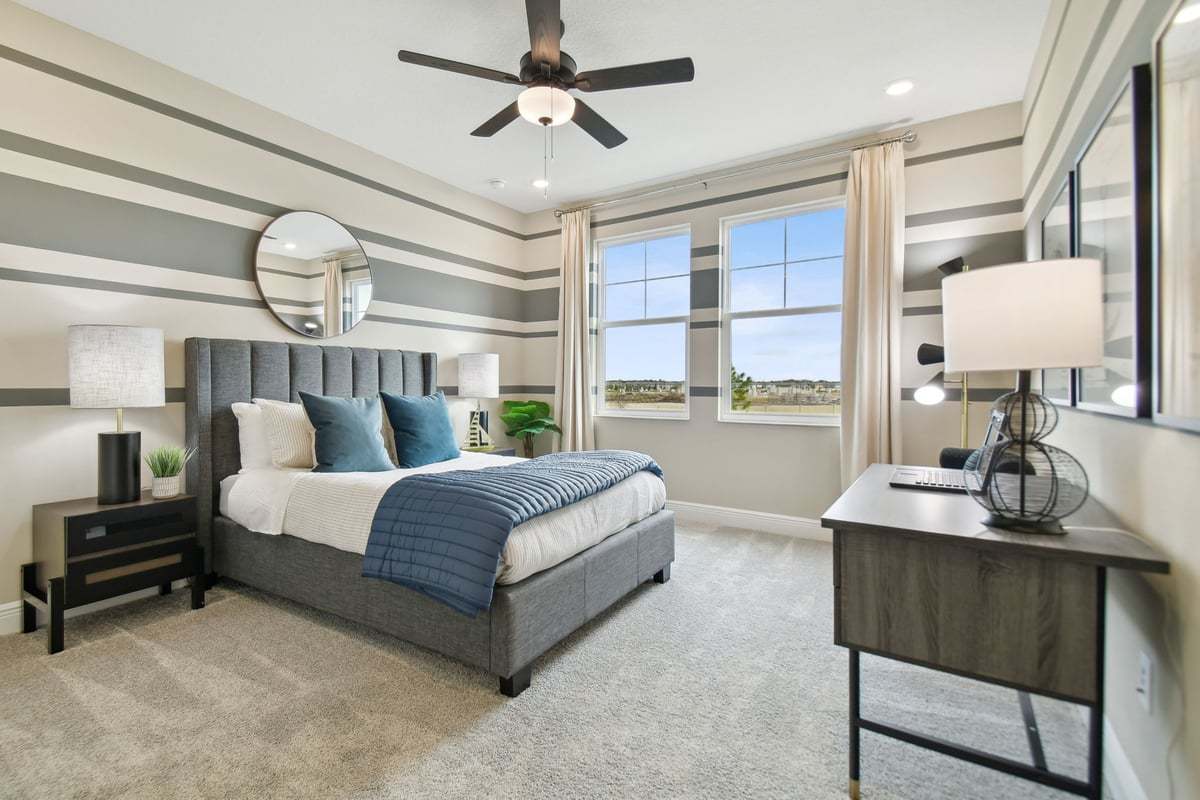 Sebastian new construction home plan bedroom 4 by William Ryan Homes Tampa