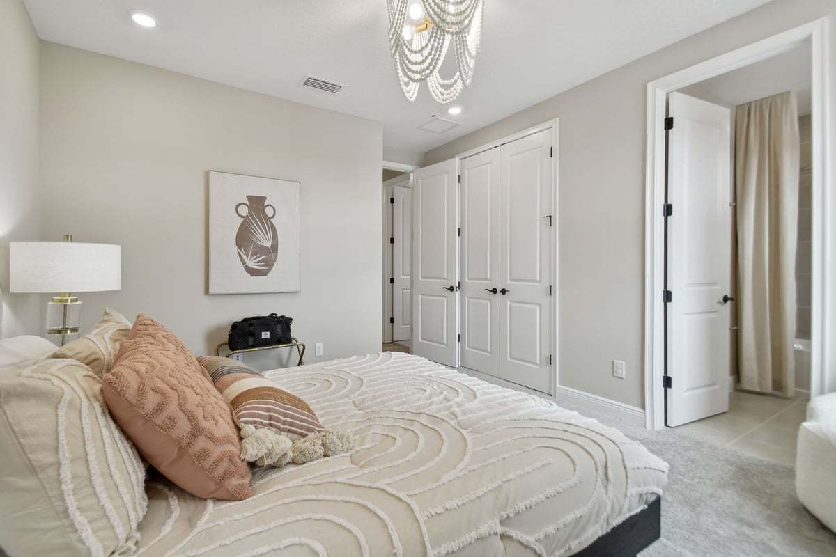 Sebastian new construction home plan secondary bedroom  by William Ryan Homes Tampa