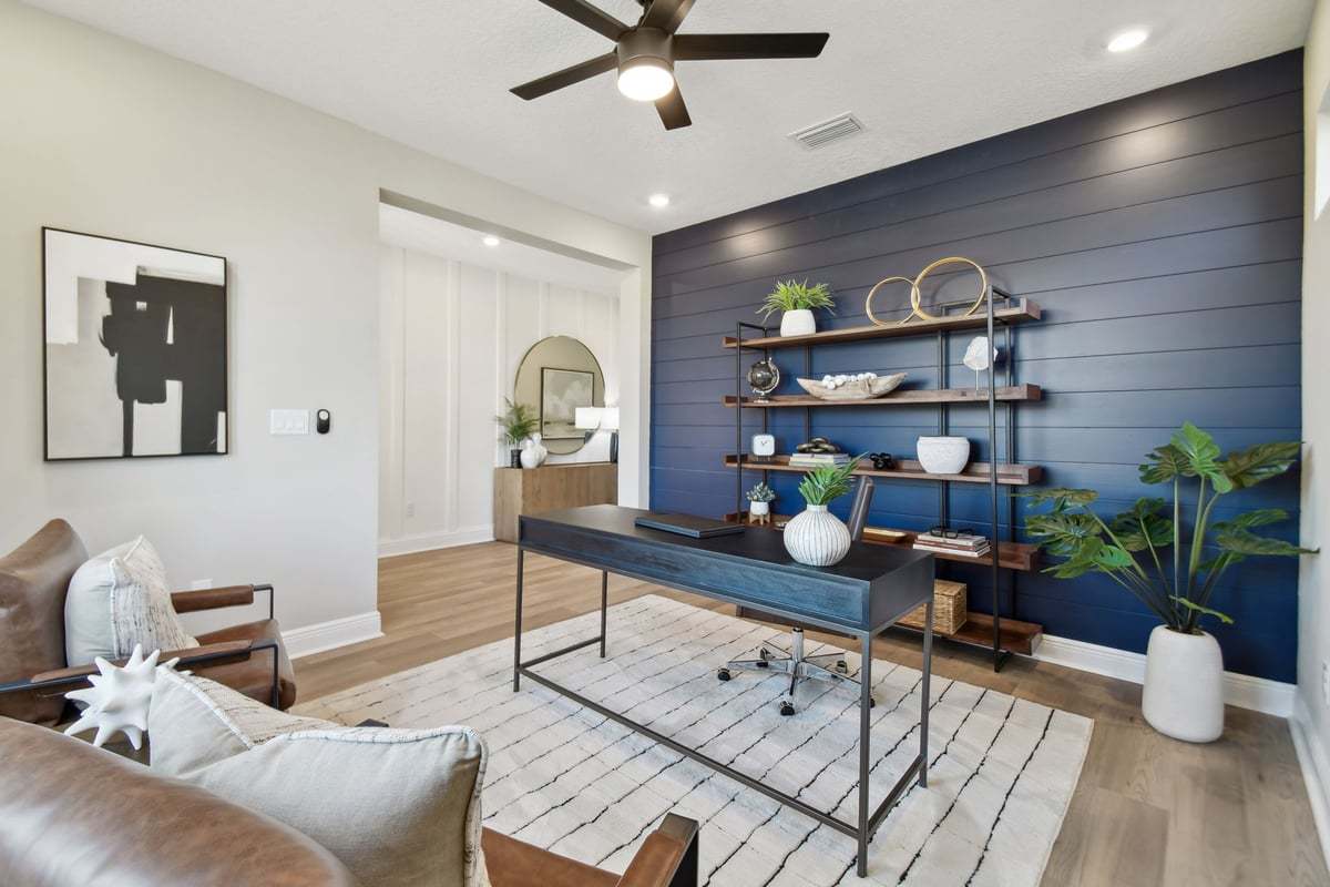 Sebastian new construction home plan flex space  by William Ryan Homes Tampa