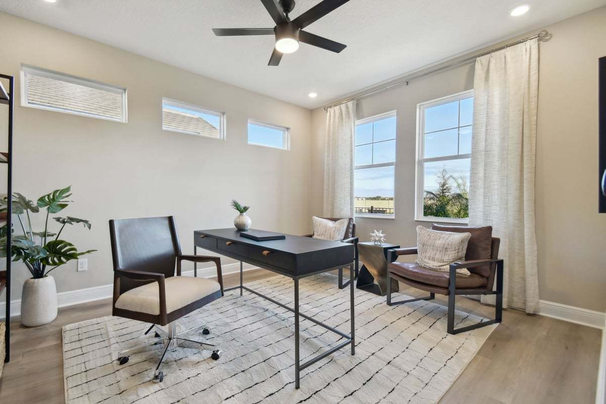 Sebastian new construction home plan flex space options by William Ryan Homes Tampa
