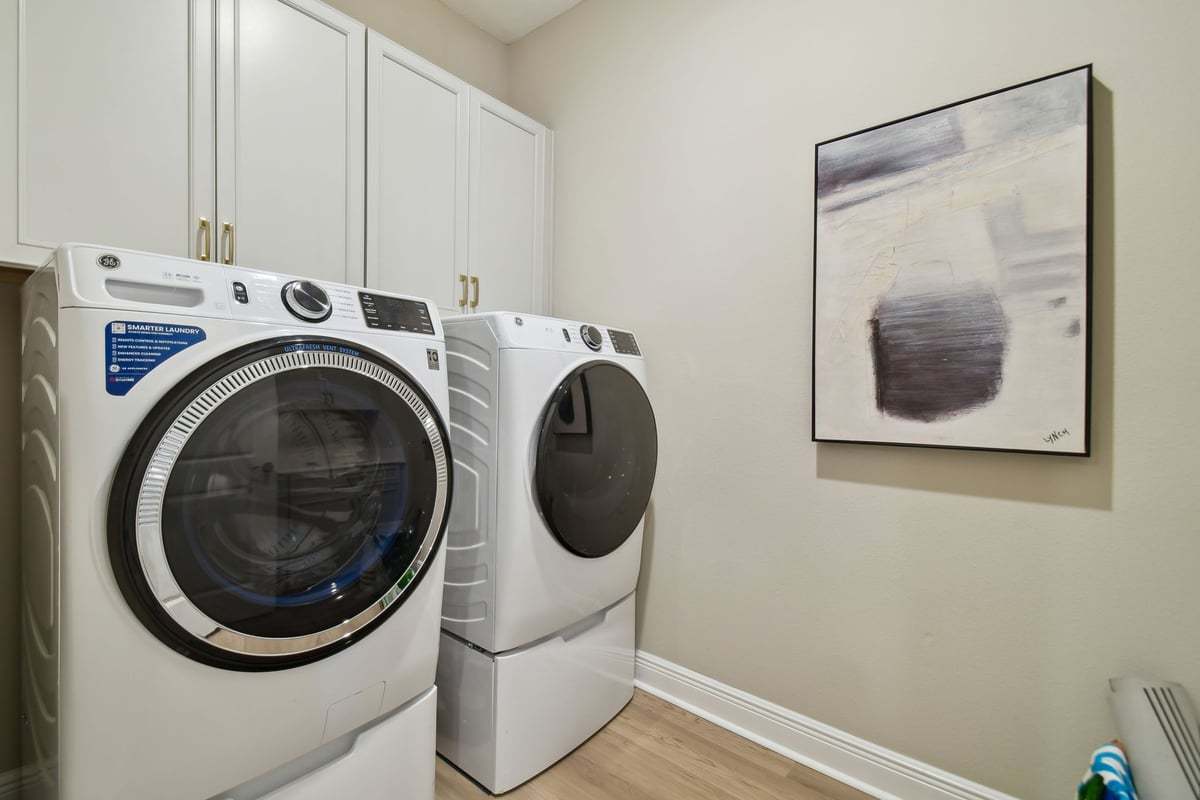 Sebastian new construction home plan first floor laundry space by William Ryan Homes Tampa