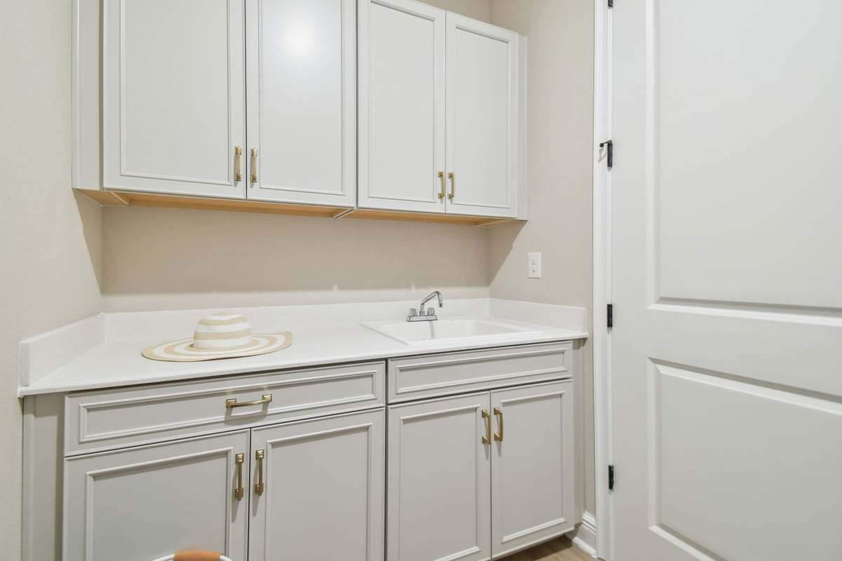Sebastian new construction home plan first floor laundry with options by William Ryan Homes Tampa
