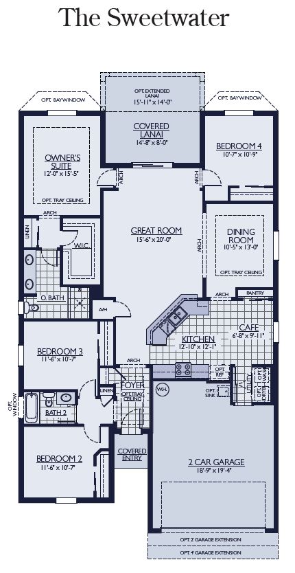 Sweetwater Floor Plan William Ryan SW Florida