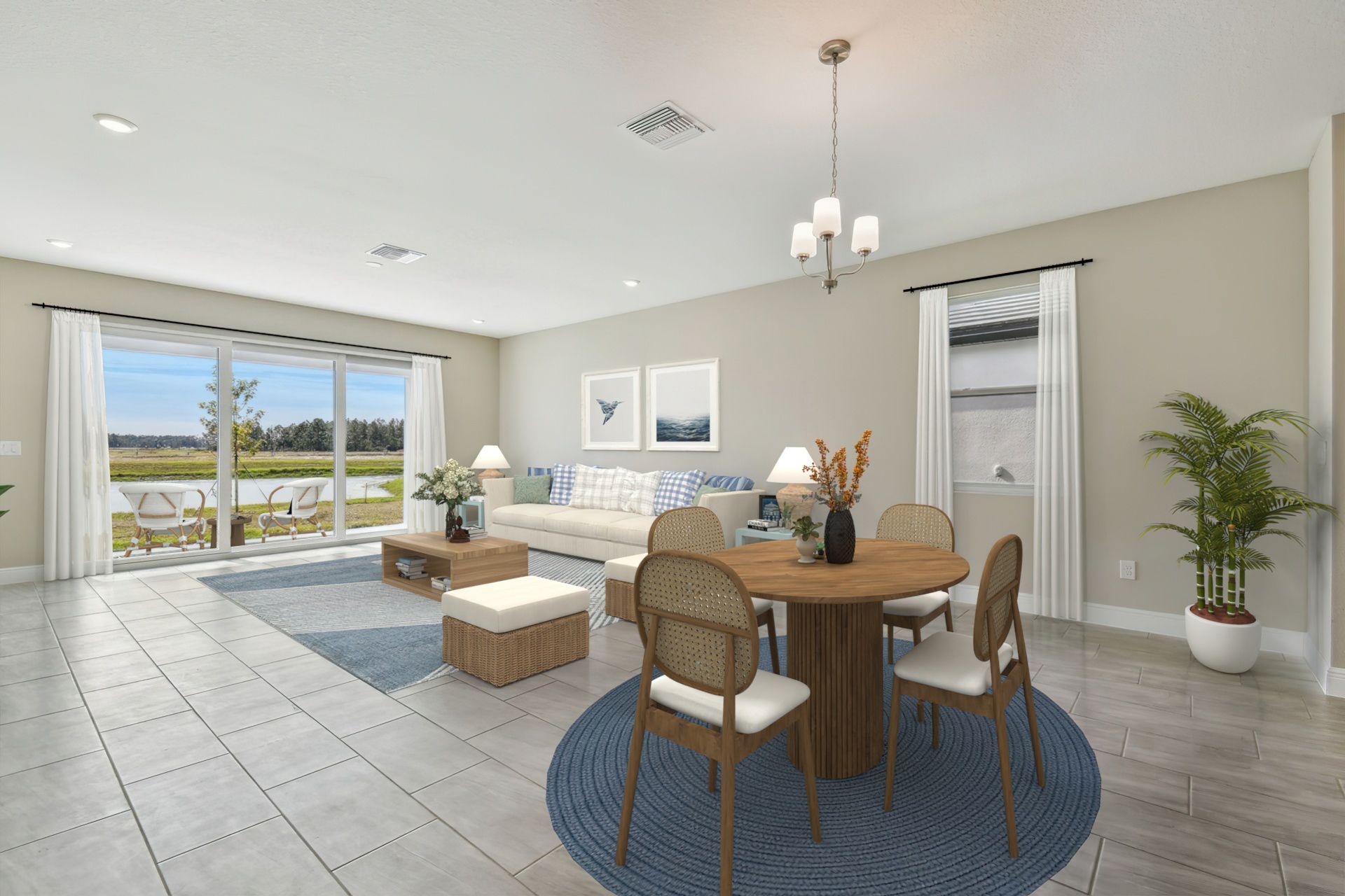 Solana new construction home plan at Southern Hills in Brooksville, FL by William Ryan Homes Tampa