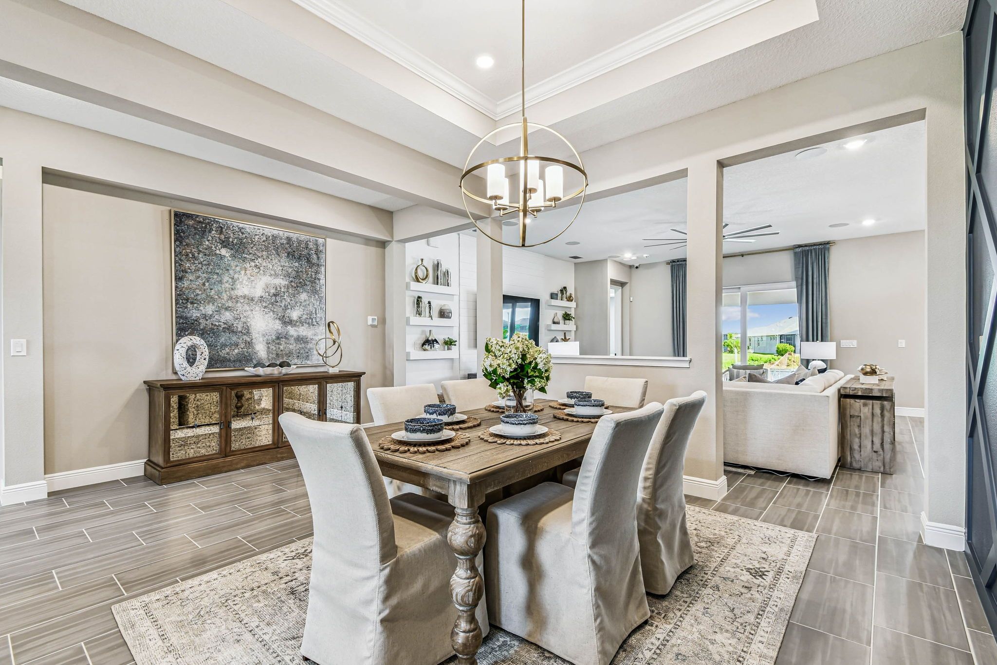 Dining room - family room 