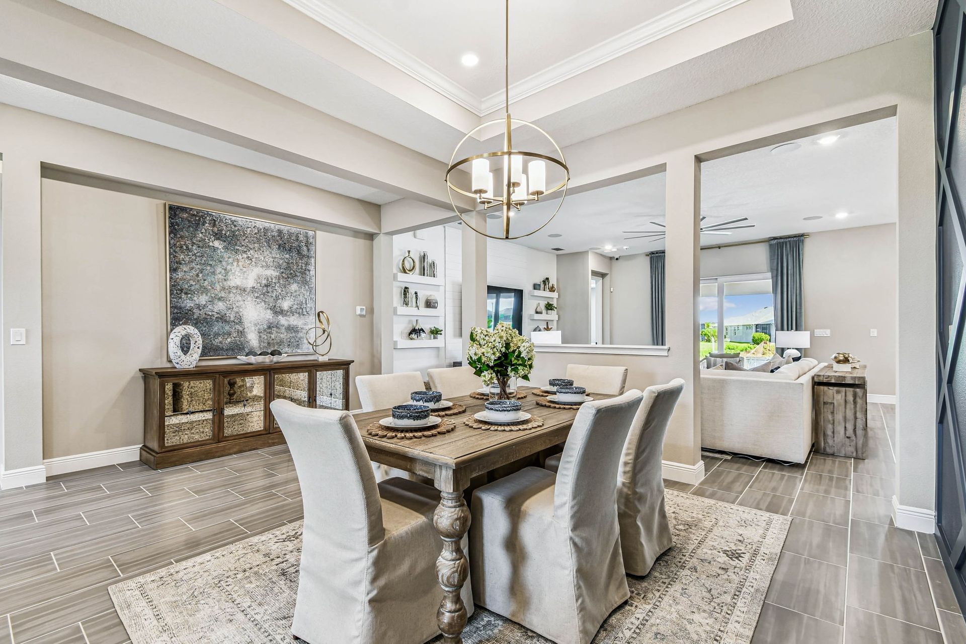 Dining room - family room 