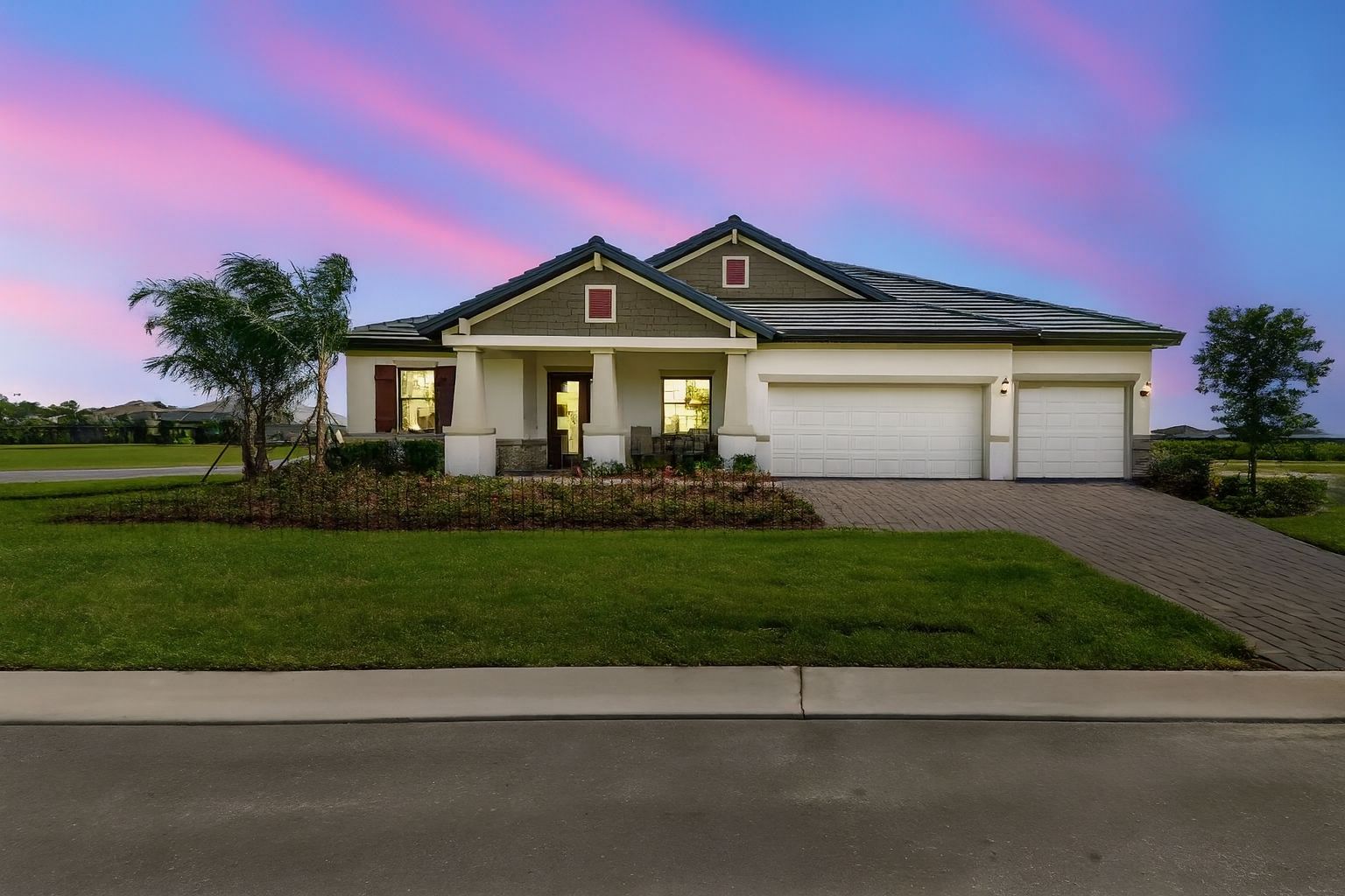 Joyce craftsman elevation by William Ryan Homes