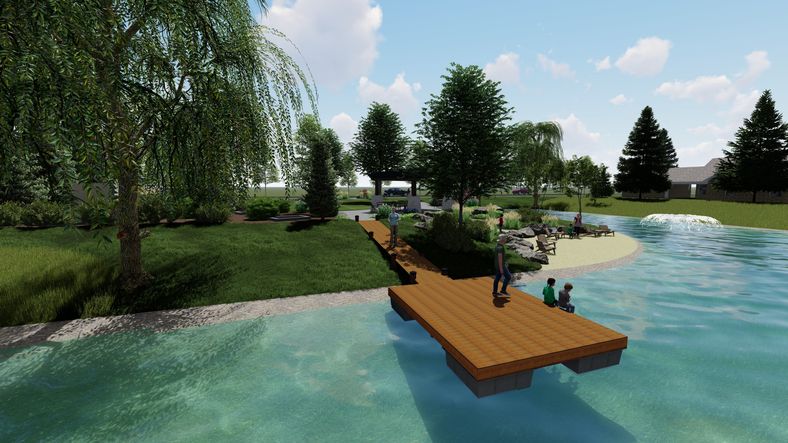 Future Dock for Fishing or Paddleboard