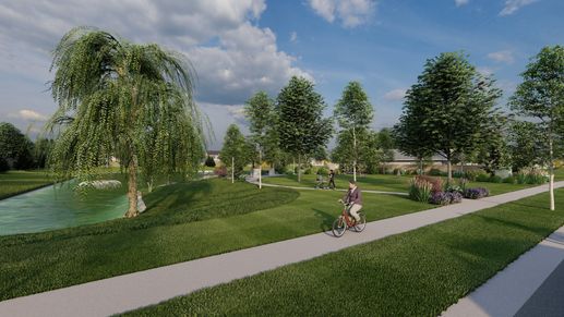 Biking Paths and Canal