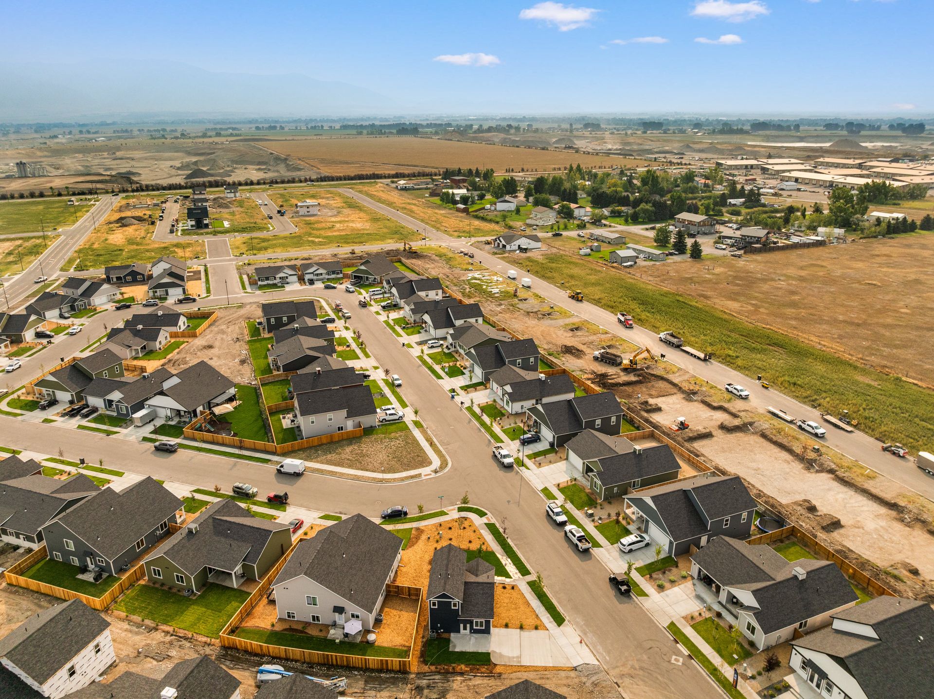 West Post Aerial