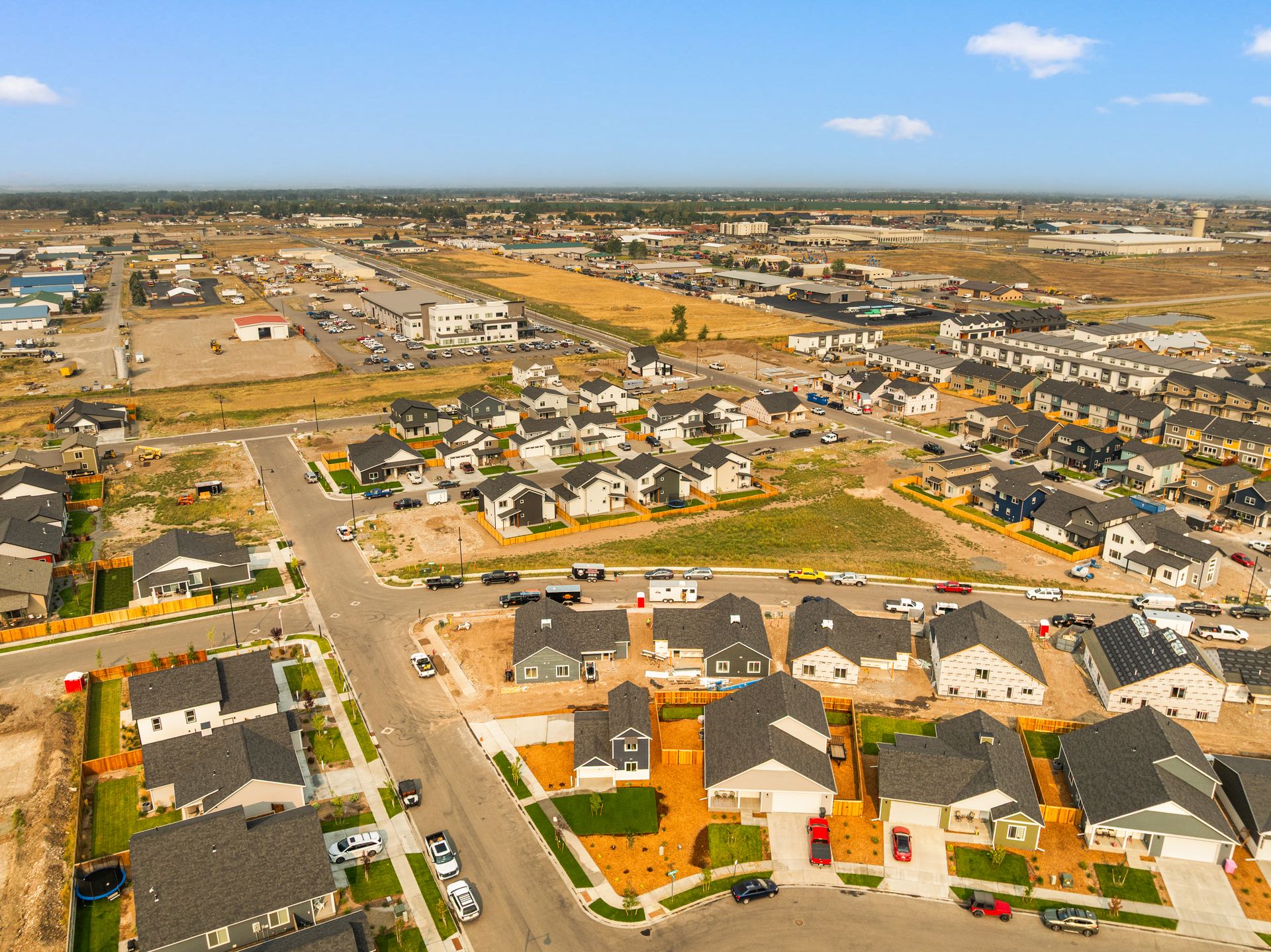 West Post Aerial