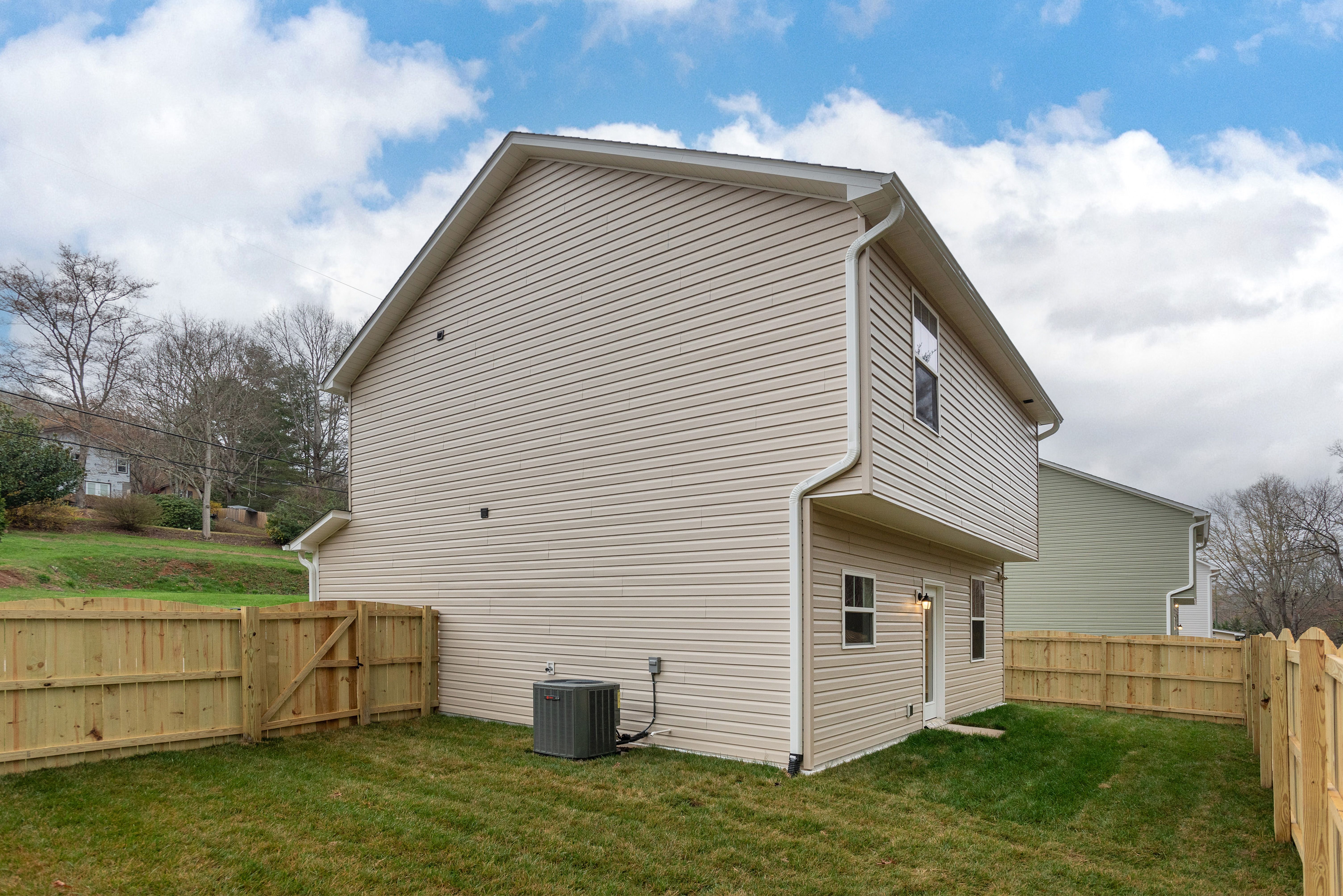 Exterior Back - Lancaster Floor plan Elevation 4