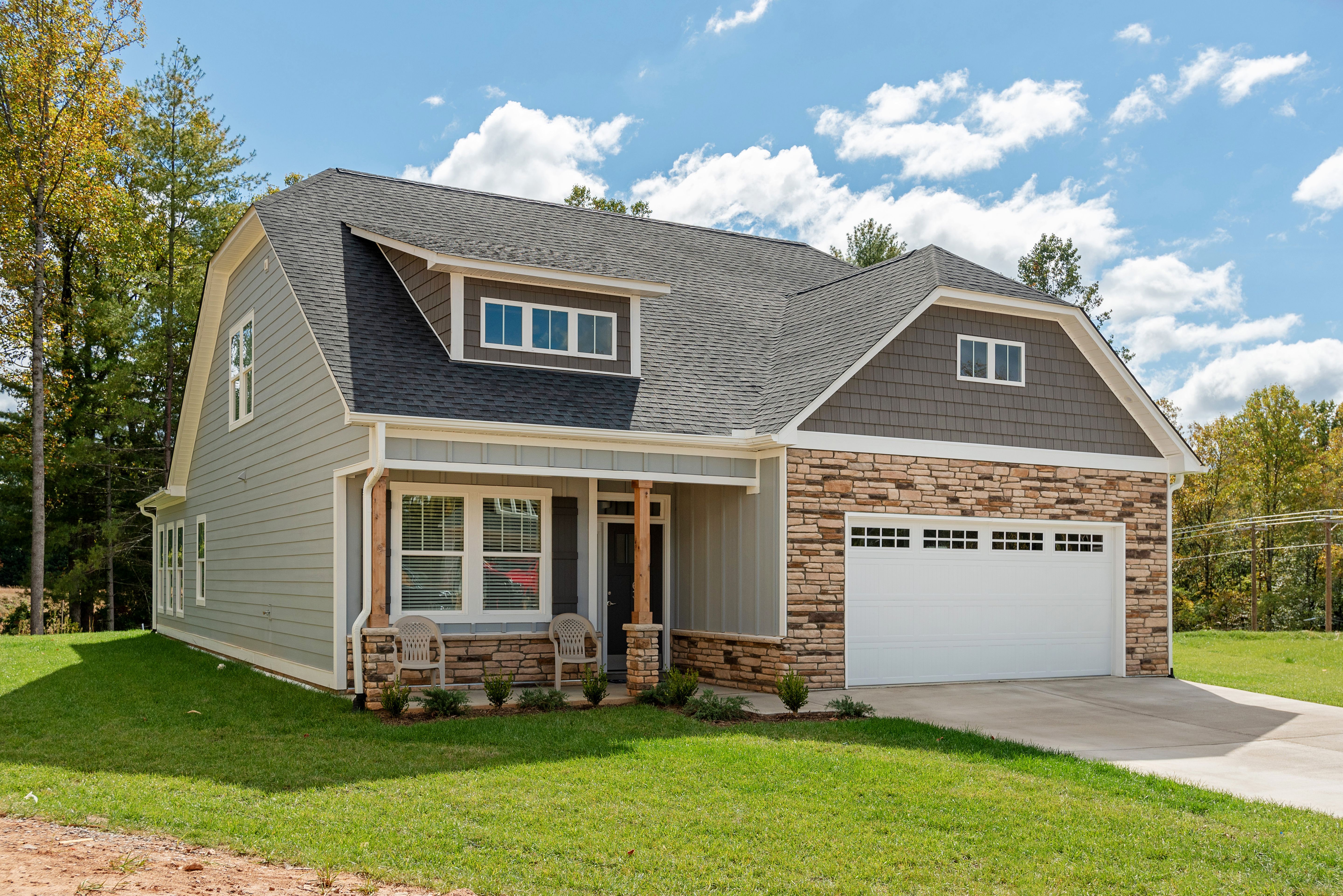 Exterior Front - Hampton Floor plan Elevation 6