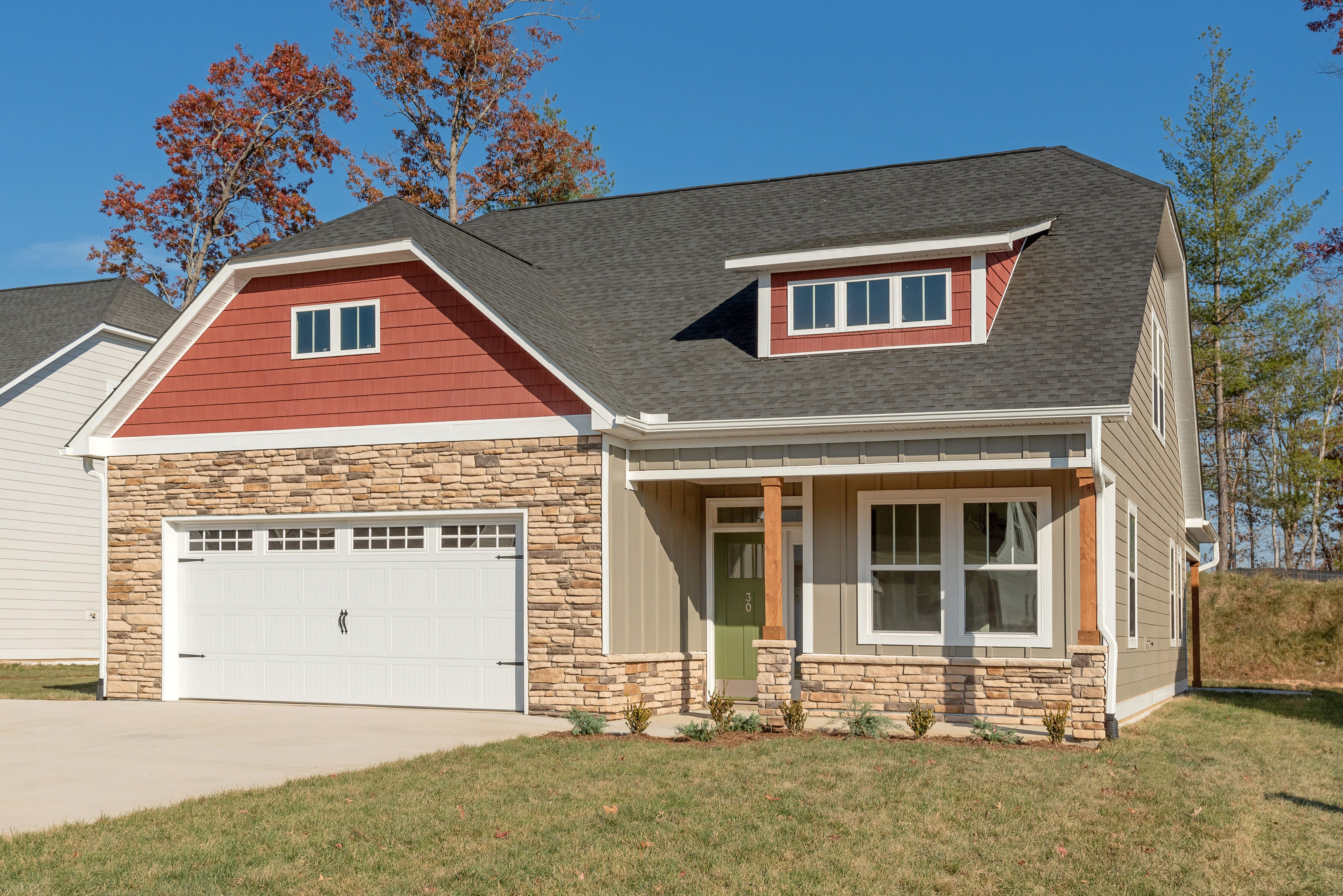 Exterior Front - Hampton Floor plan Elevation 6